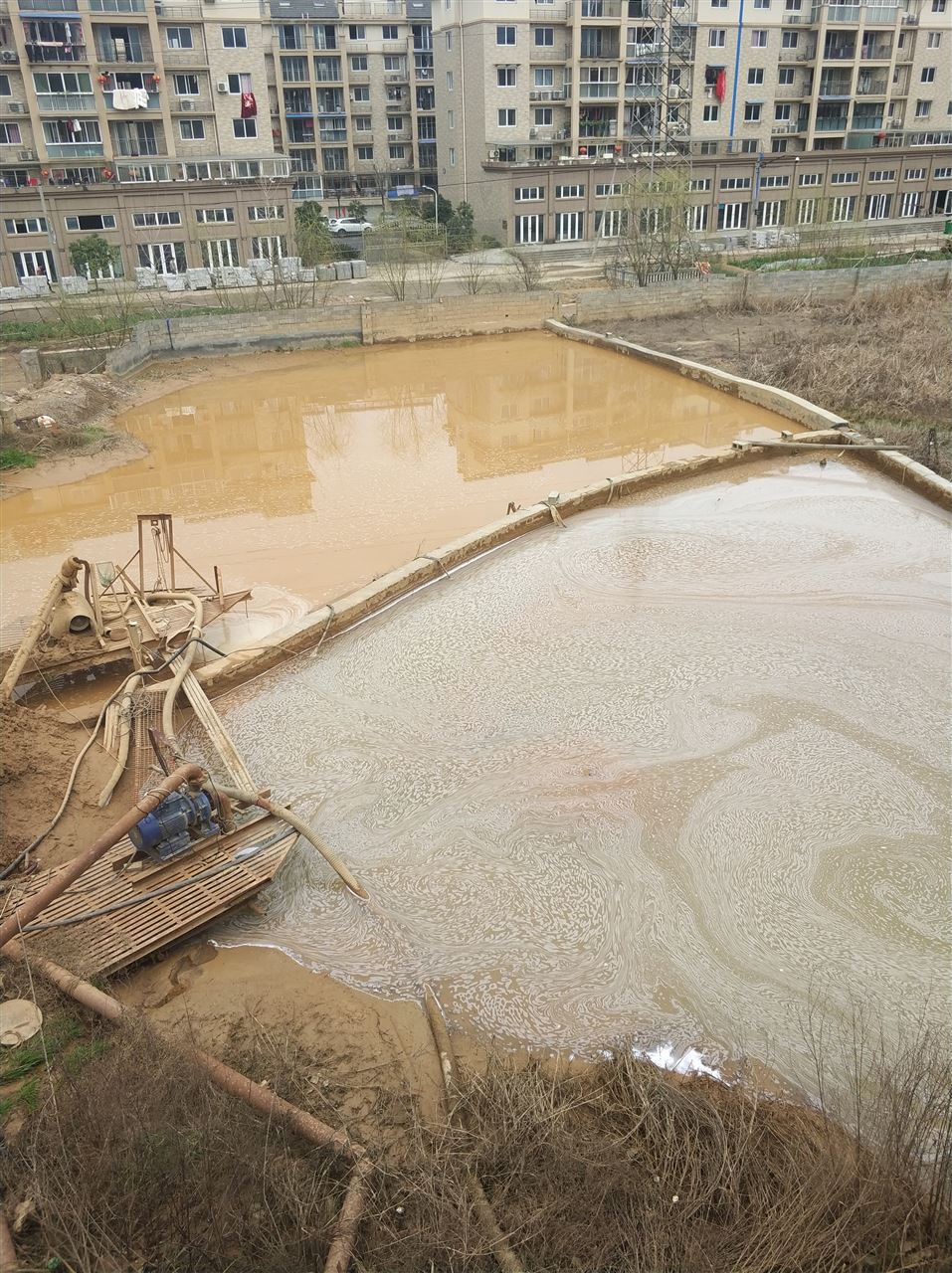 九湖镇沉淀池淤泥清理-厂区废水池淤泥清淤